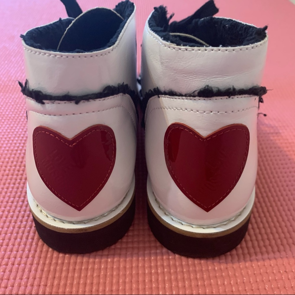 LOVE Moschino Heart Faux Shearling Casual Shoe - Picture 4 of 6